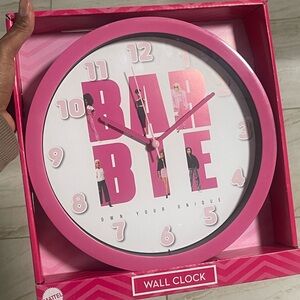 Barbie wall clock